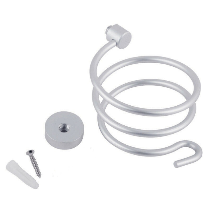 Aluminum Hair Dryer Holder Wall Mount
