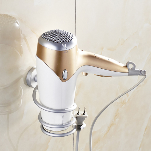 Aluminum Hair Dryer Holder Wall Mount